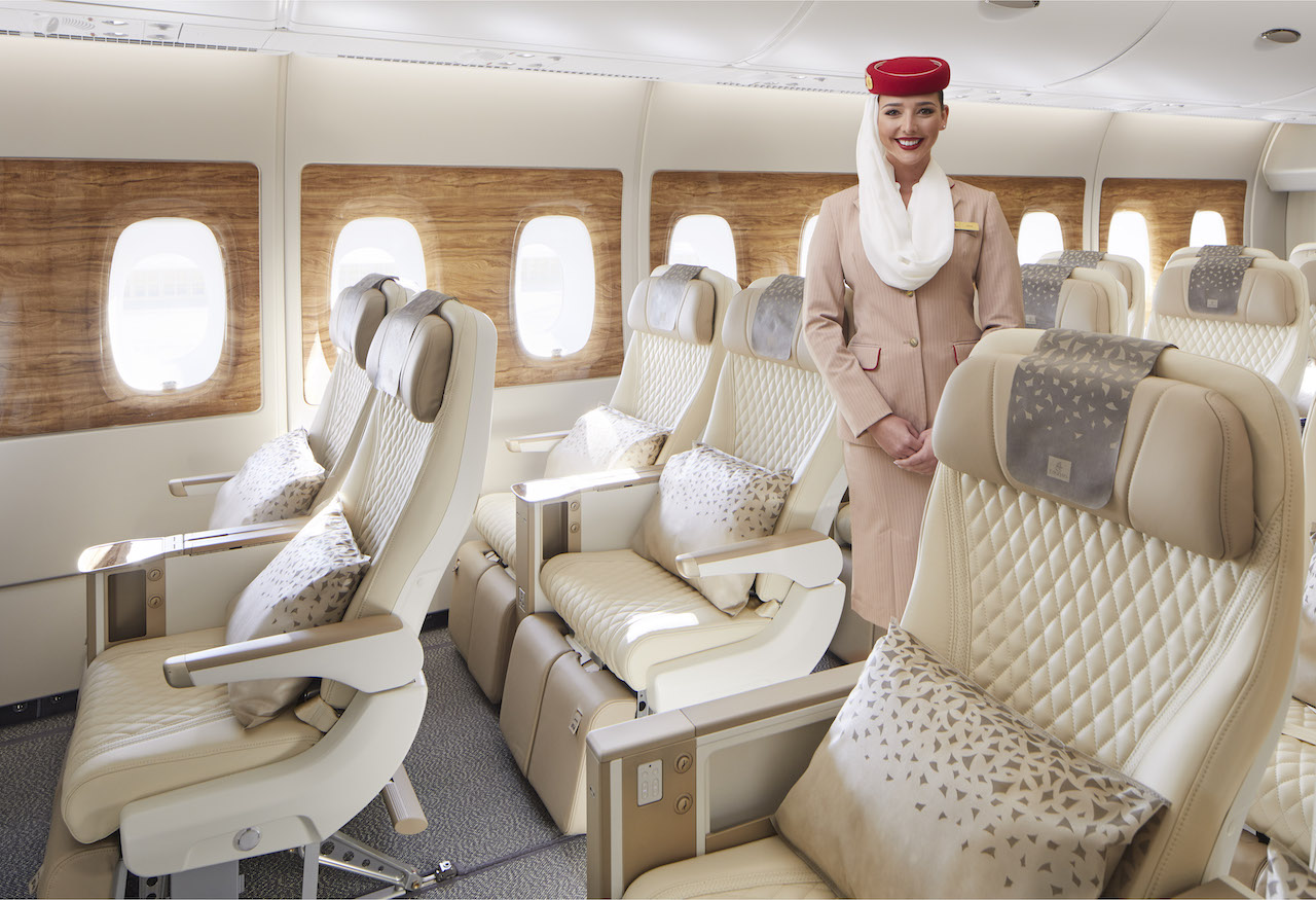 Dubai airline Emirates will add its latest Premium Economy cabin aboard its A380 aircraft to flights to New York JFK, San Francisco, Melbourne, Auckland and Singapore from December.