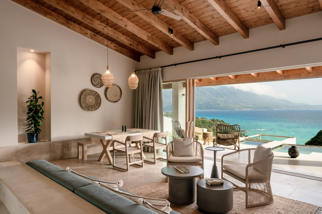 An oasis of calm, boutique hideaway Eliamos Villas Hotel & Spa opens in Kefalonia, Greece.