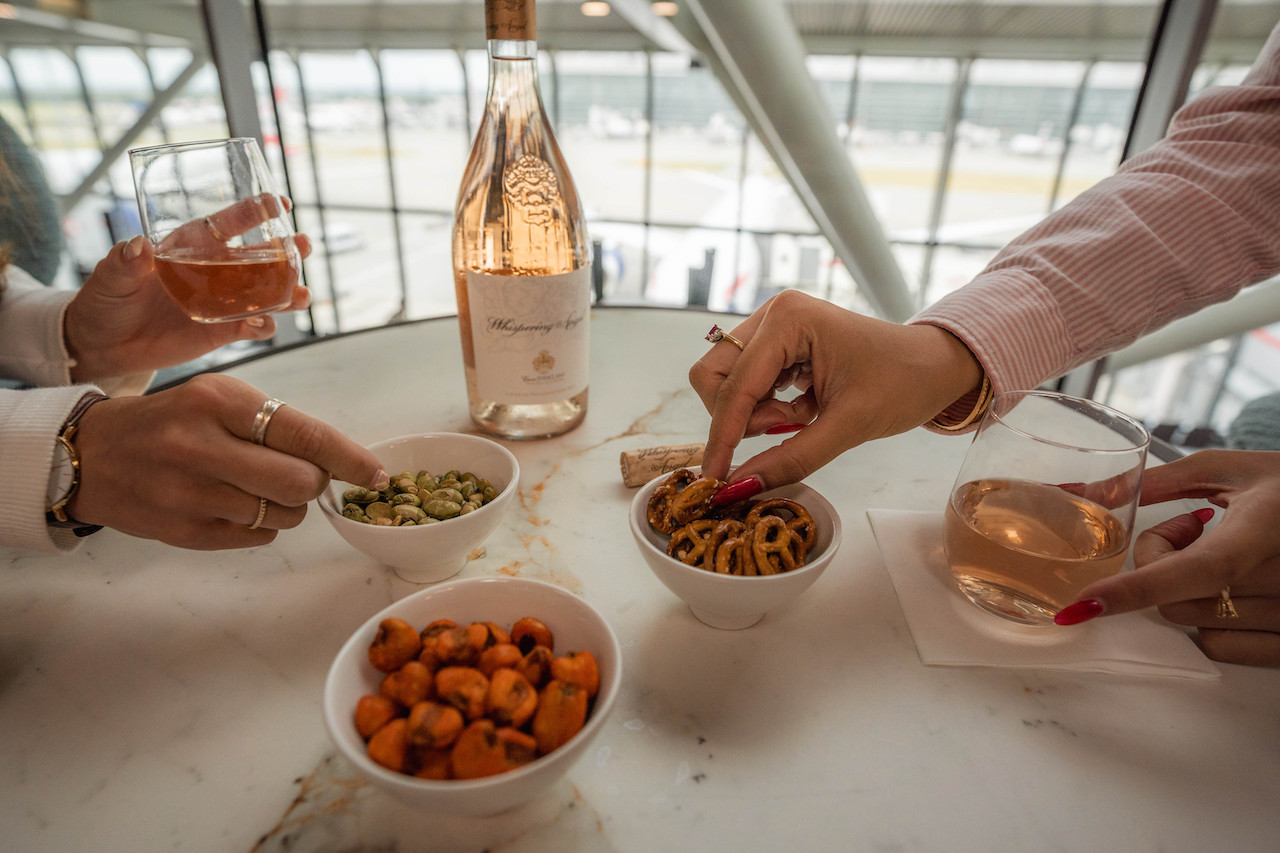 British Airways’ highly anticipated Whispering Angel bar, located in the airline’s lounge in Heathrow's Terminal 5, has opened in time for the peak summer season.