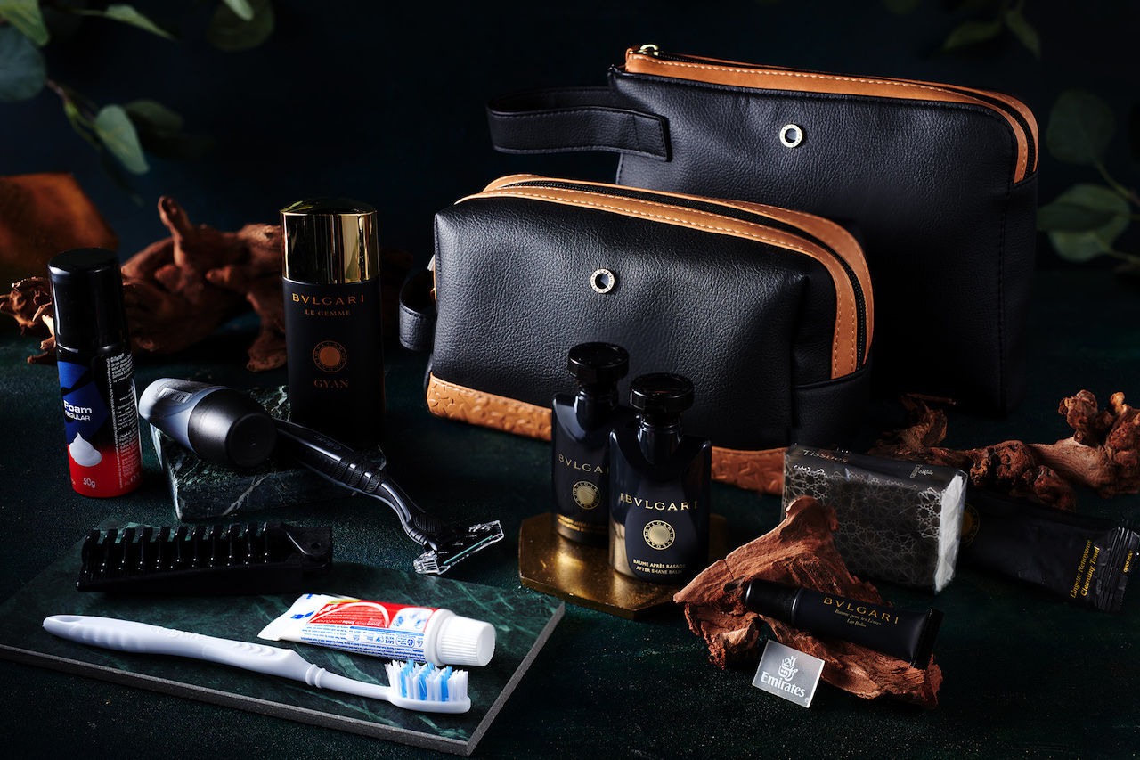 Emirates has launched a new collection of stylish Bulgari amenity kits for the Autumn/Winter season in First and Business Class.