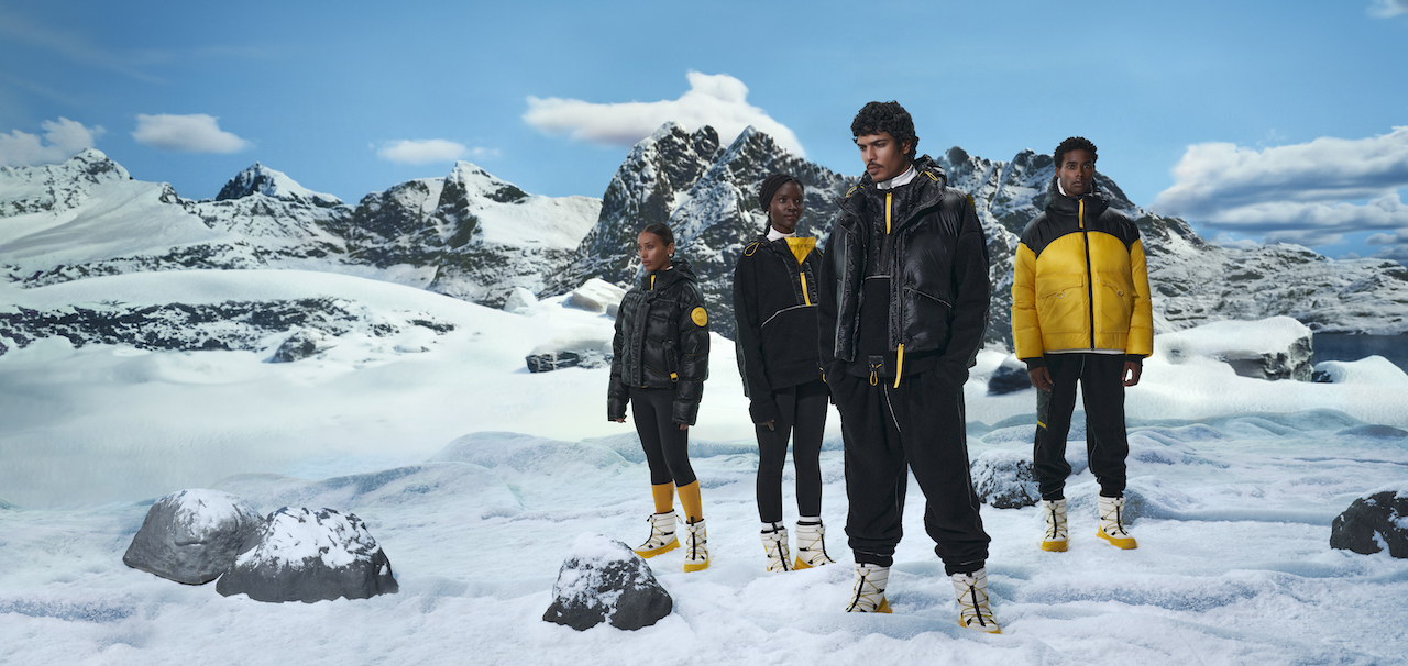 Acclaimed couture label Pyer Moss has launched a nine-piece outerwear collection with Canada Goose and designed by Kerby Jean-Raymond.