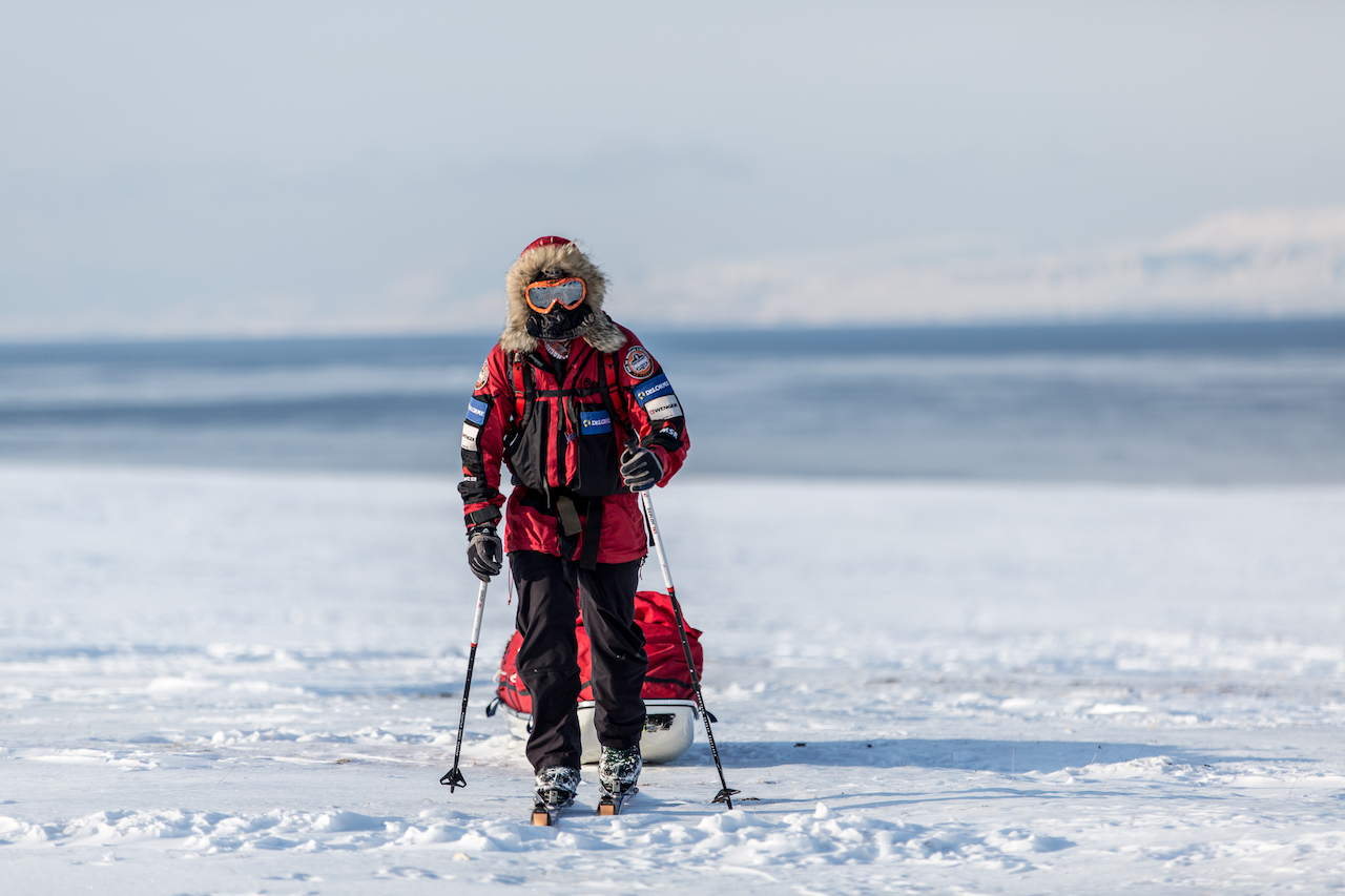 American Polar explorer Eric Larsen talks with Helen Dalley about battling cancer, climate deniers and new adventures.