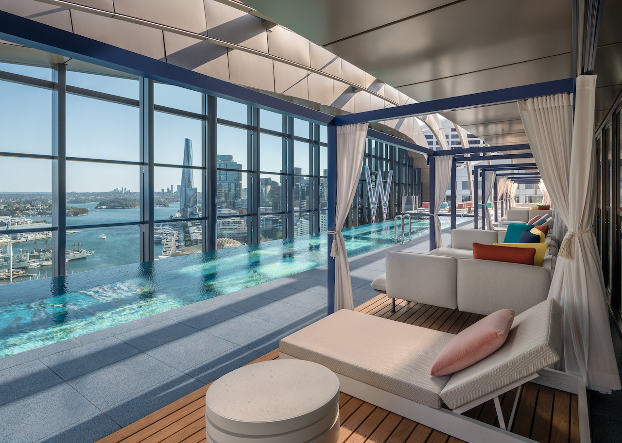 W Sydney opens in Australia with a vibrant design and alluring venues creating a new hub in the city centre.