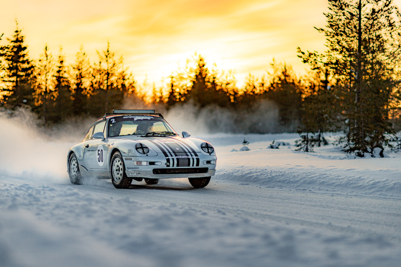 The new Kalmar Beyond Adventure Spirit of Speed Arctic itinerary lets you race luxury Porsches in Lapland. 