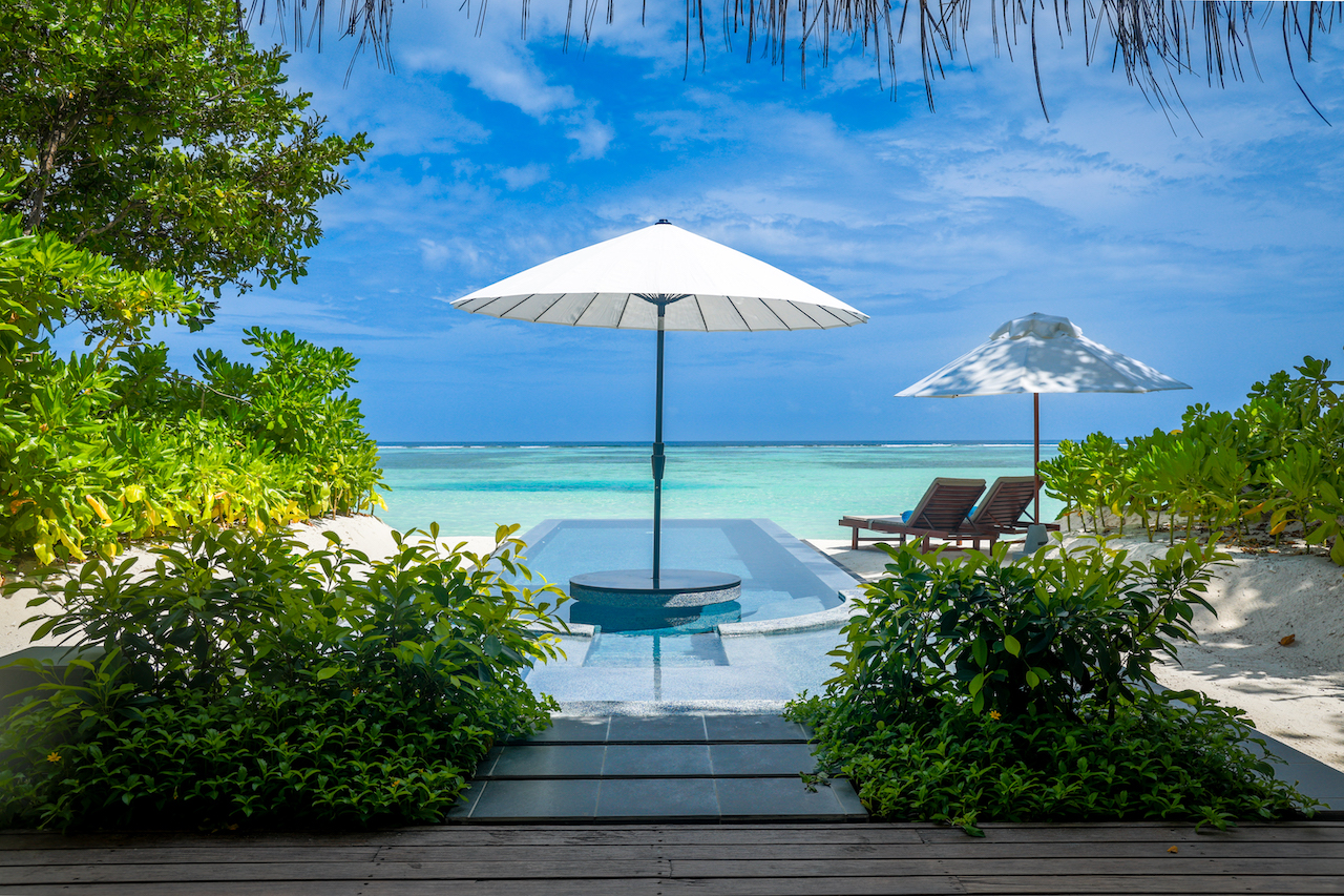 LUX* South Ari Atoll in the Maldives unveils its newest accommodation, the Romantic Beach Pool Villas.