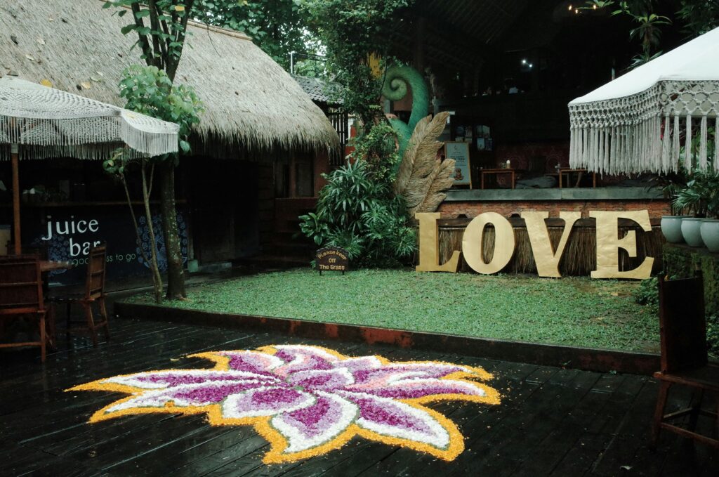 Ubud flower wellness retreat