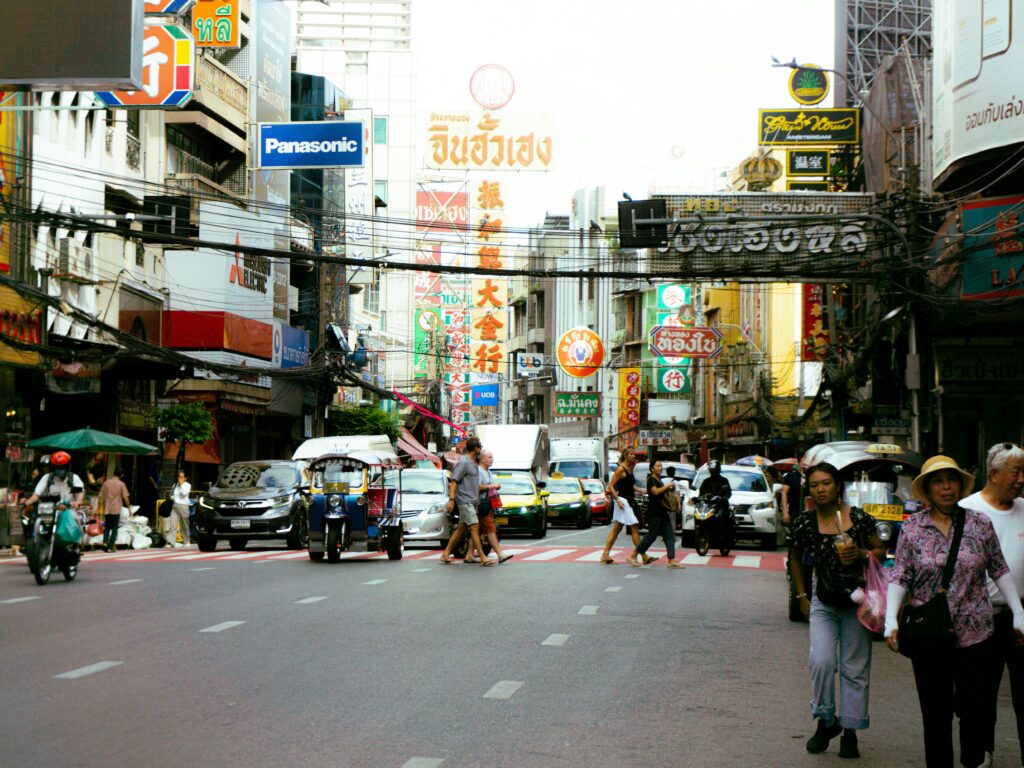 Chinatown Yaowarat during day