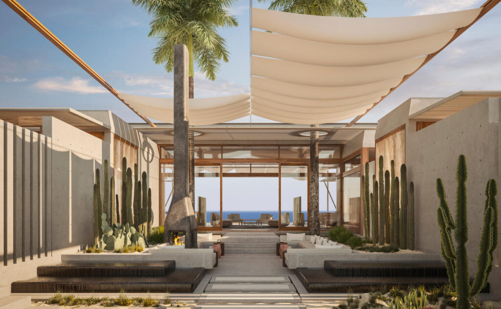 Amanvari Baja outside bungalows