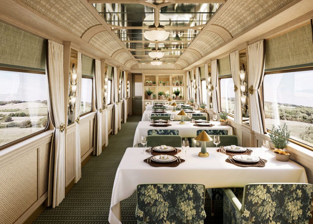 Brittanica Explorer dining carriage