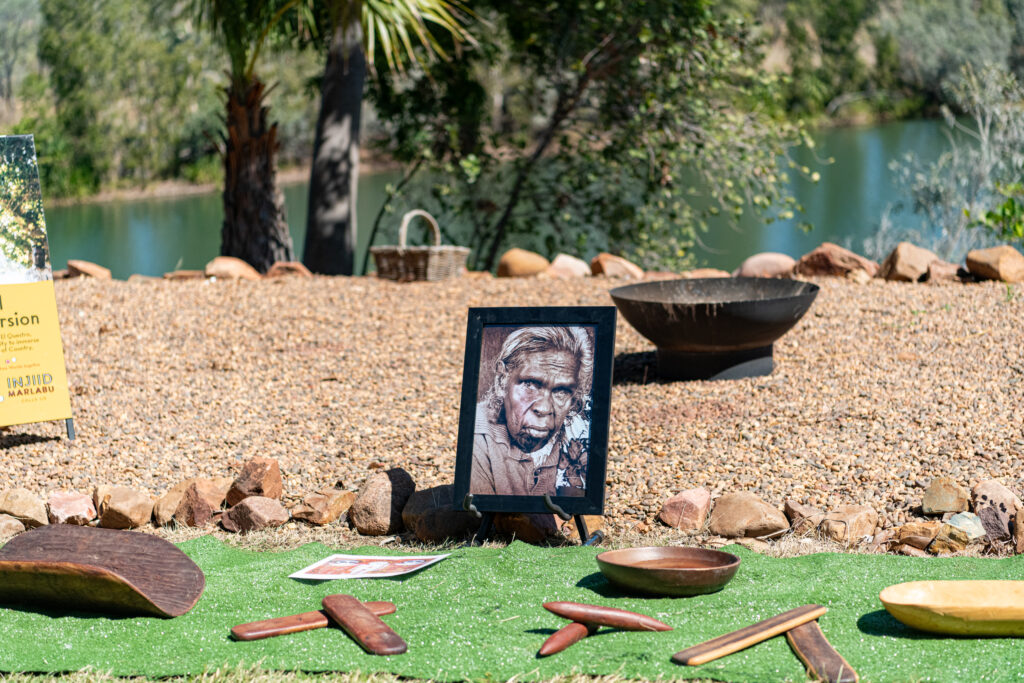 photograph of traditional owner at El Questro