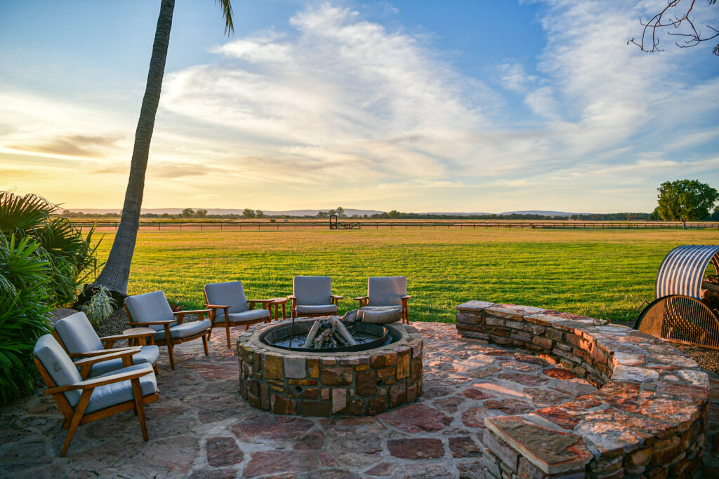Bullo River Station fire pit