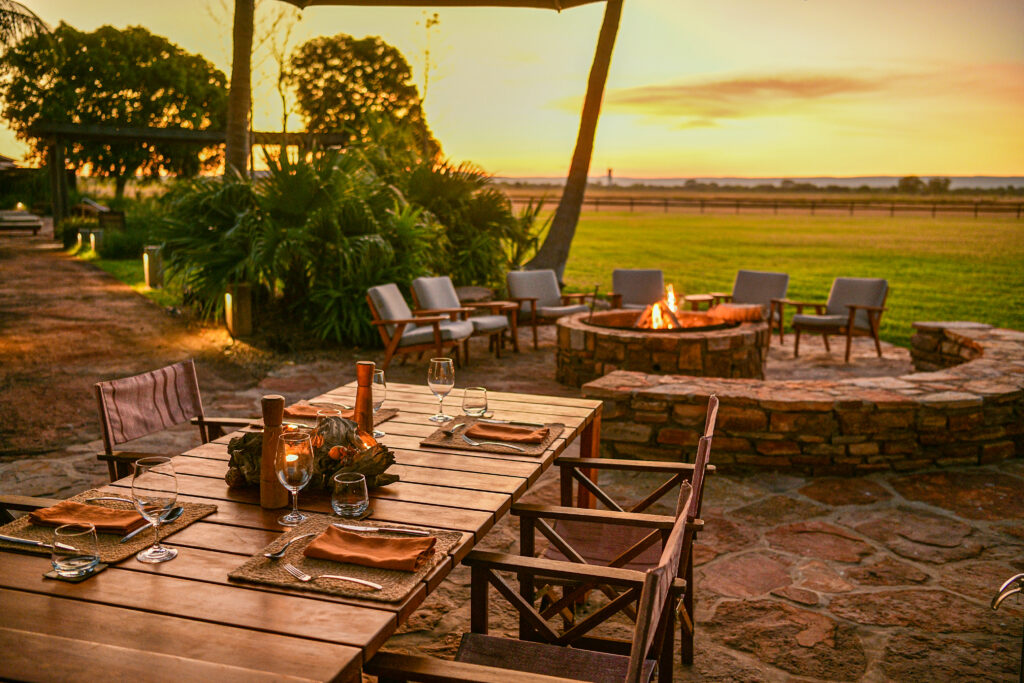 dinner at Bullo River Station