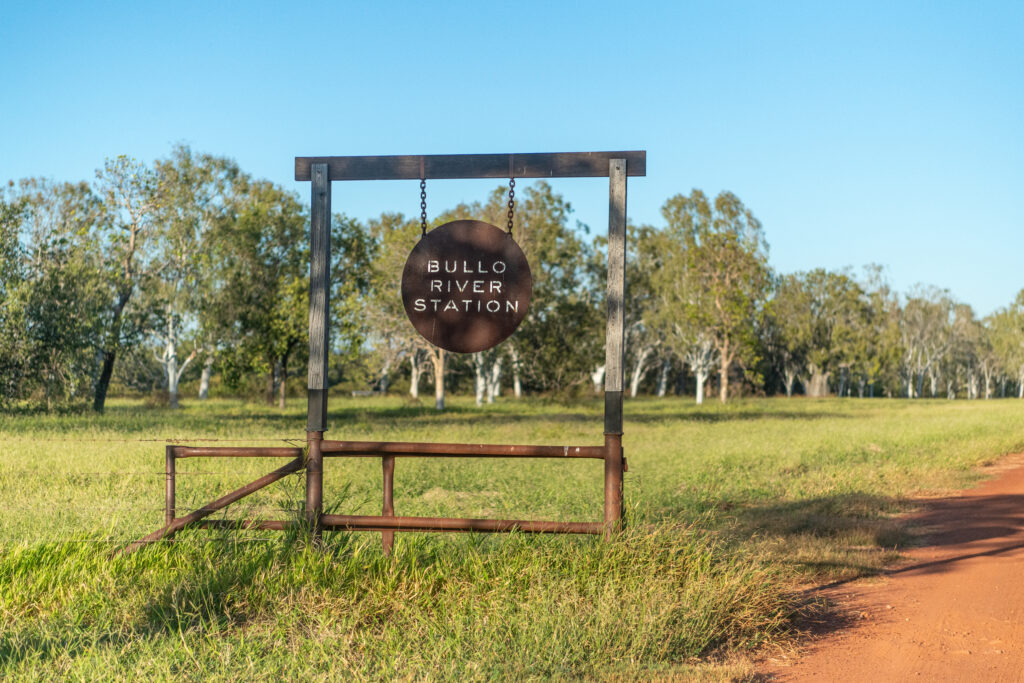 Bullo River Station sign