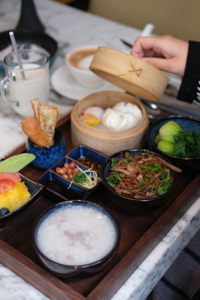 dim sum at the Mandarin Oriental Hong Kong