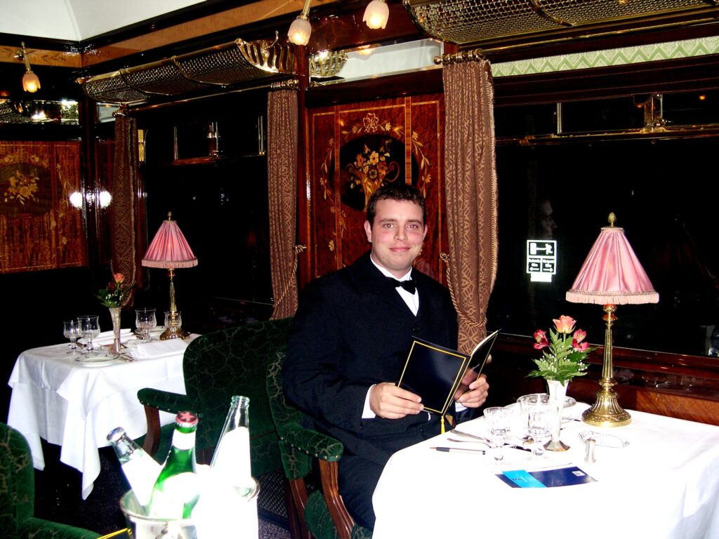 Nick Walton on Venice Simplon Orient Express