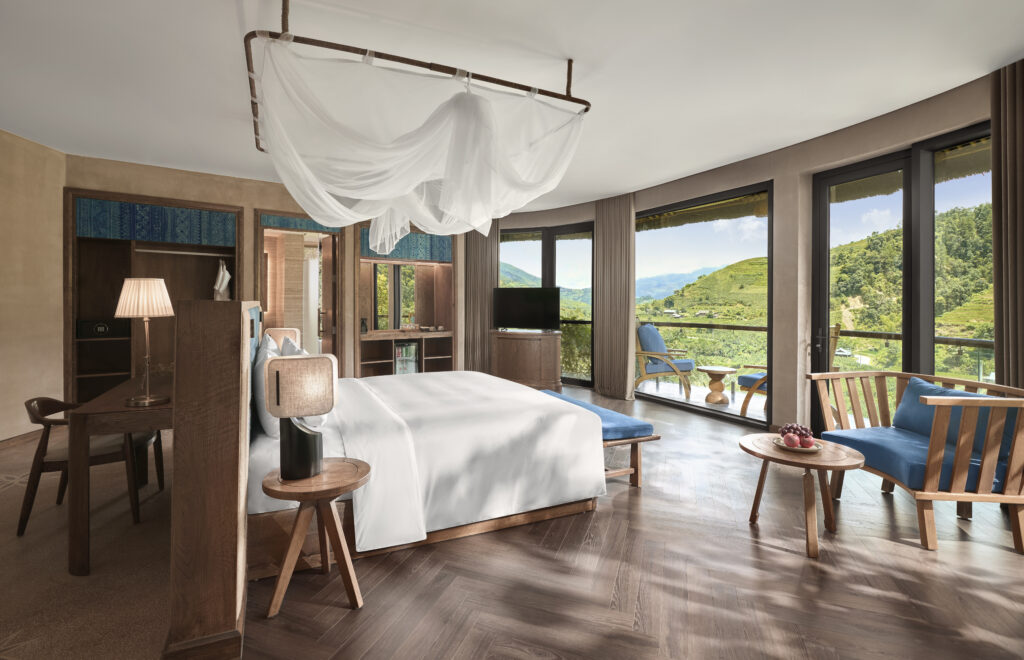 Garrya Mu Cang Chai suite overlooking rice terraces