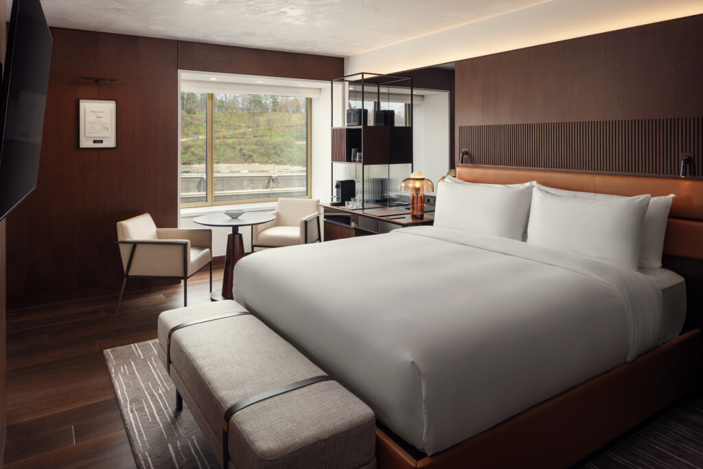 Fairmont Golden Prague room river view
