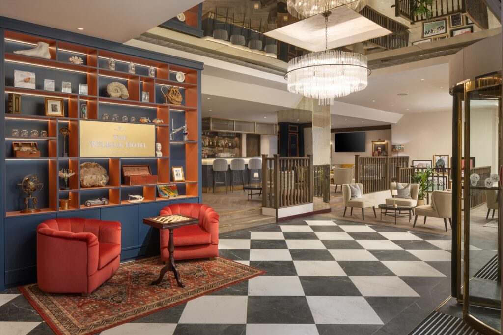 The Welbeck Hotel lobby