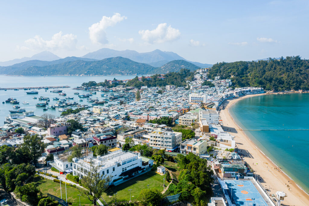 Aerial view of Cheung Chau