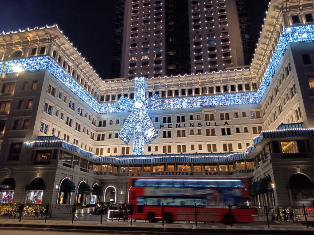 The Peninsula Hong Kong during Christmas