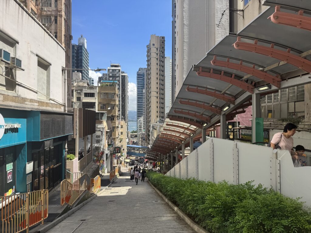 Sai Ying Pun sea view from the top