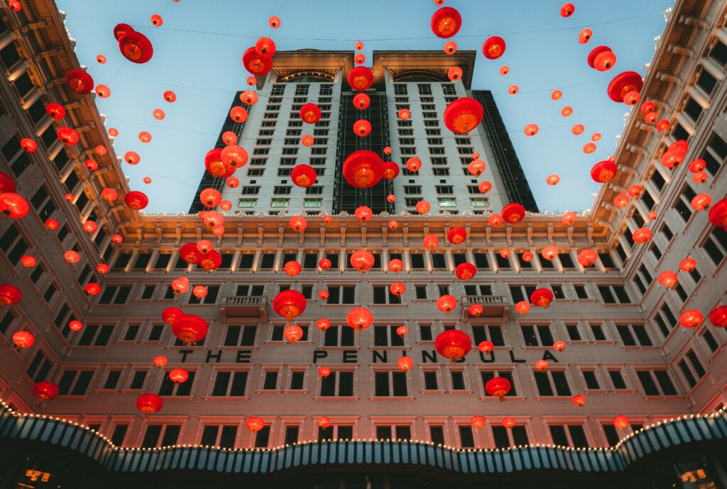 Peninsula Hotel during Chinese New Year