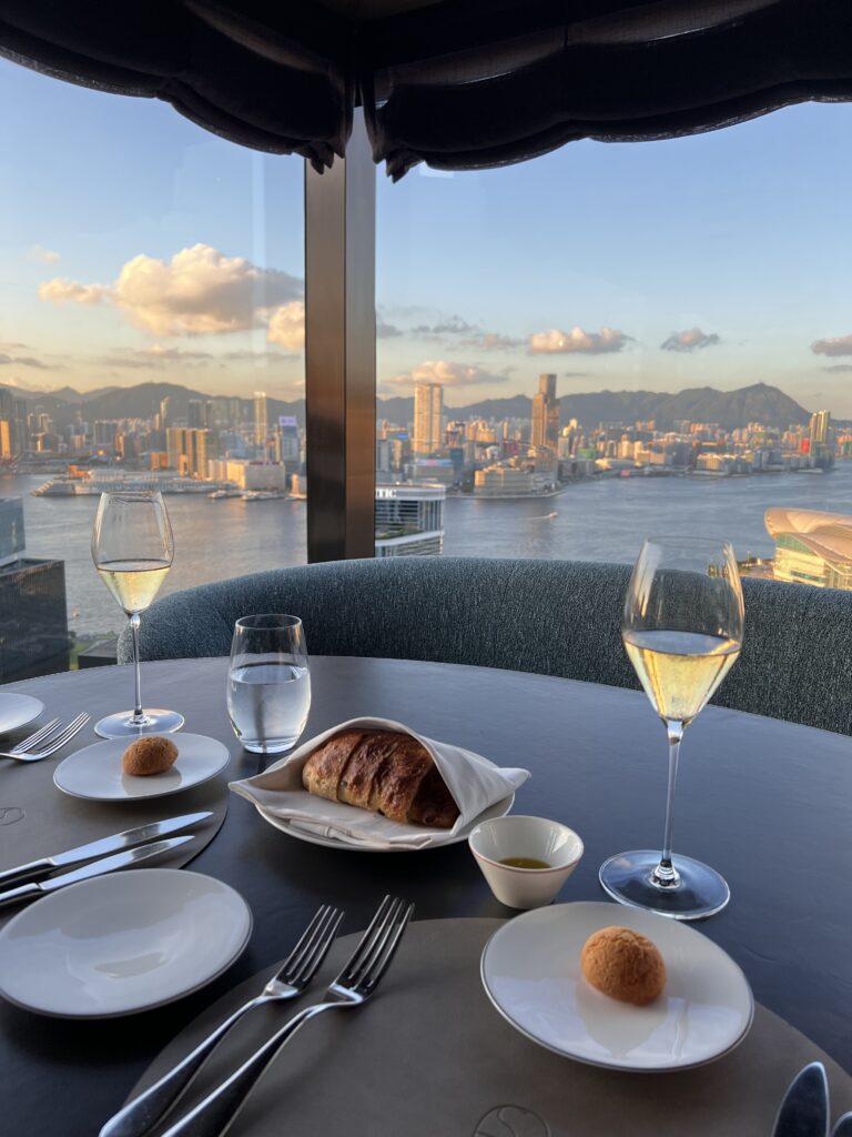 view of Hong Kong Island from The Upper House