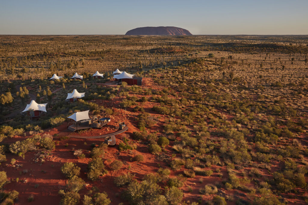 Longitude 131° view of Ayers Rock