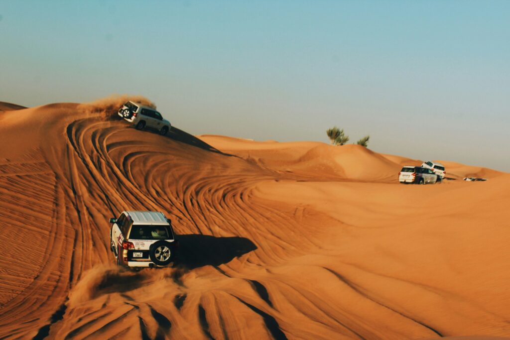Dubai desert driving
