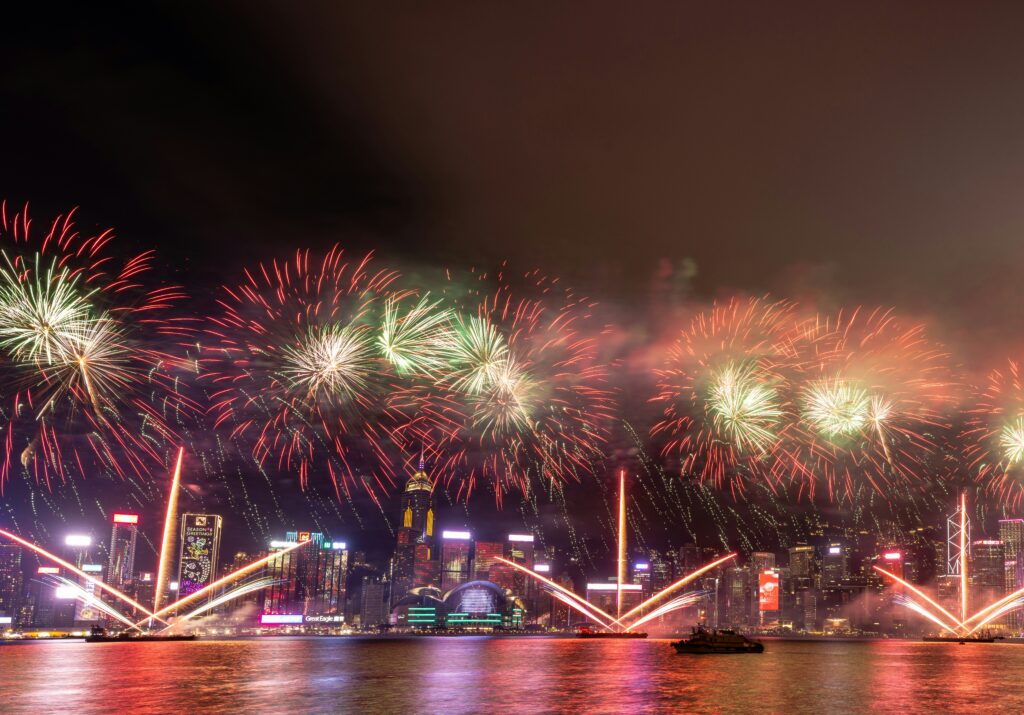 Hong Kong fireworks