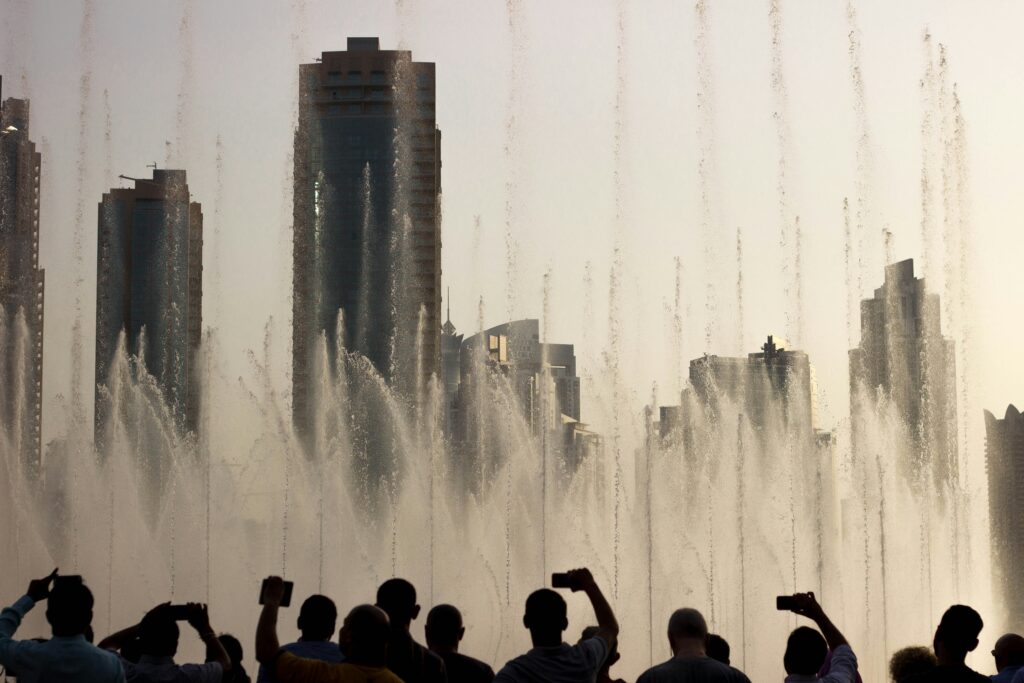 Dubai Fountain during daytime