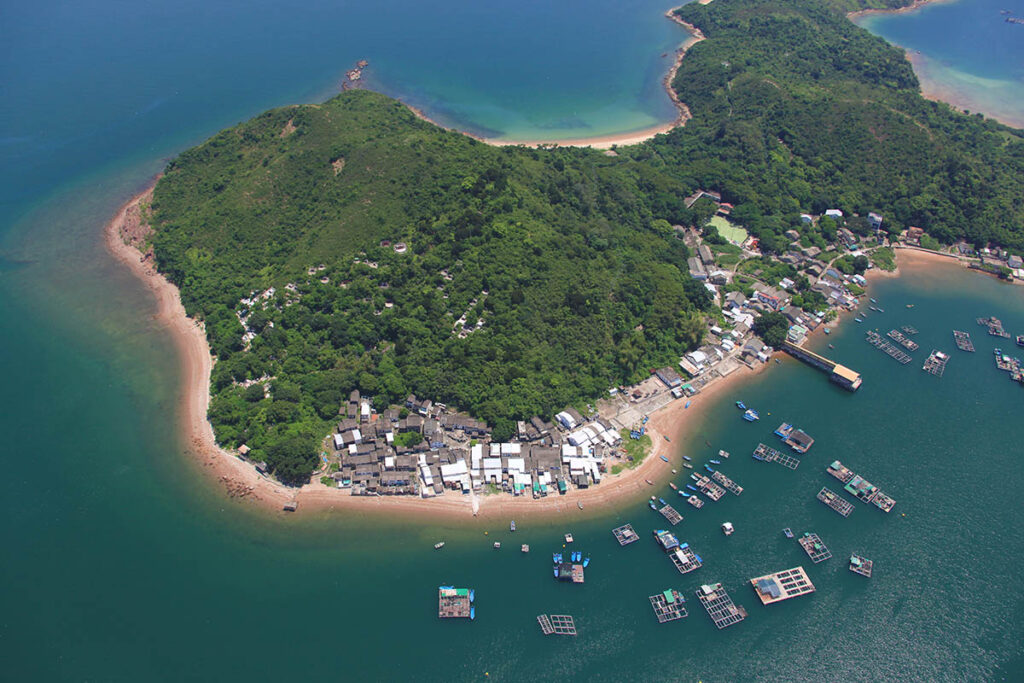 Kato O Island aerial view