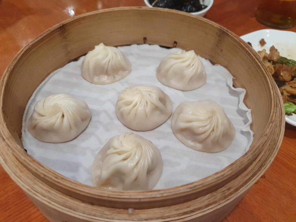 xiao long bao at Din Tai Fung