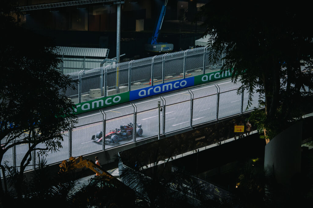 Ferrari on track F1 Singapore
