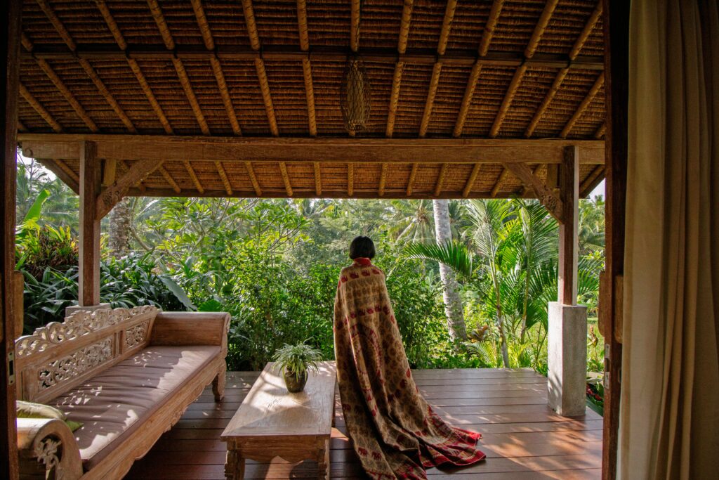 woman at Thai wellness resort