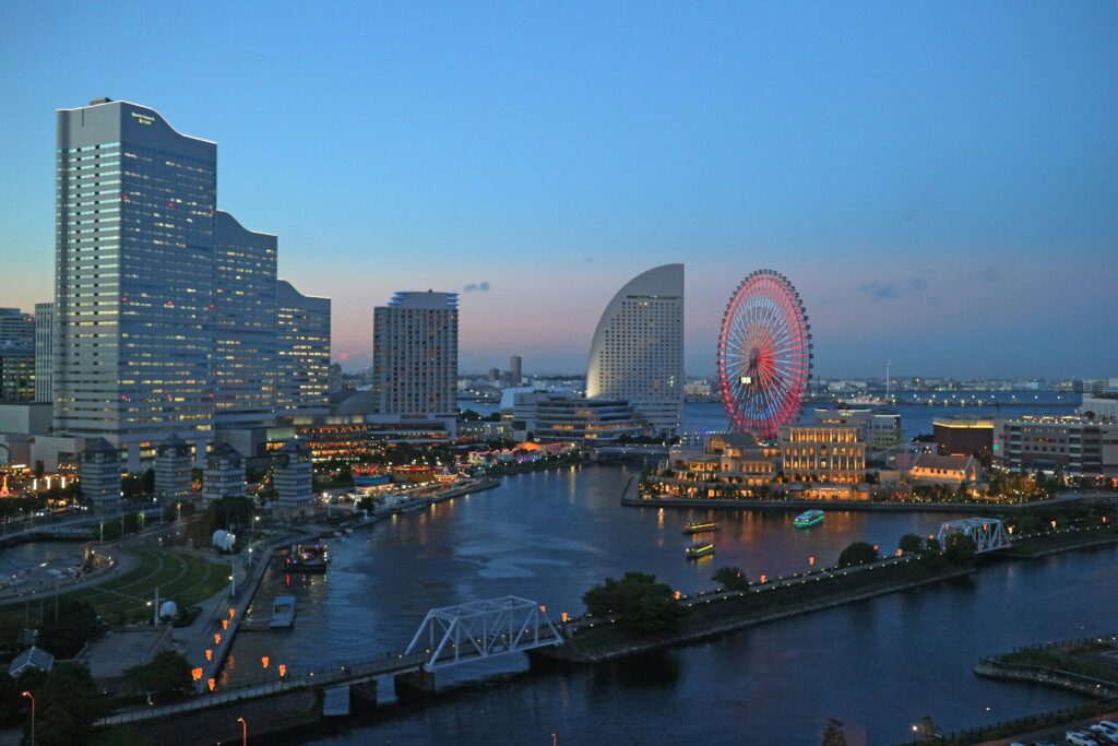 Yokohama at night