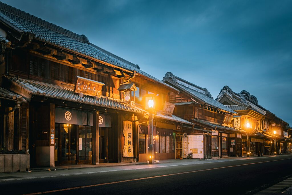Kawagoe at night