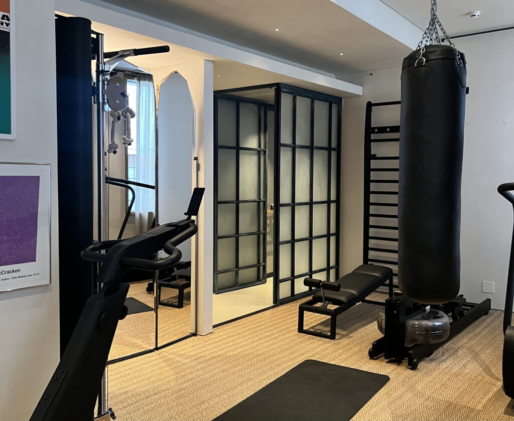 the gym at the venice venice hotel