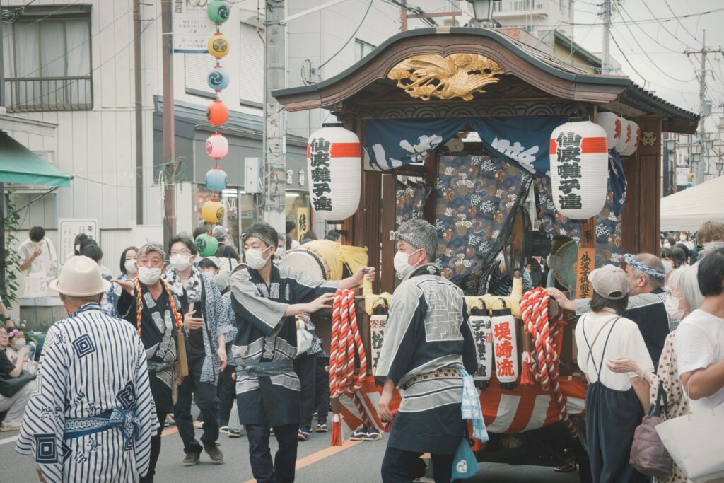 Saitama cultural festival parade