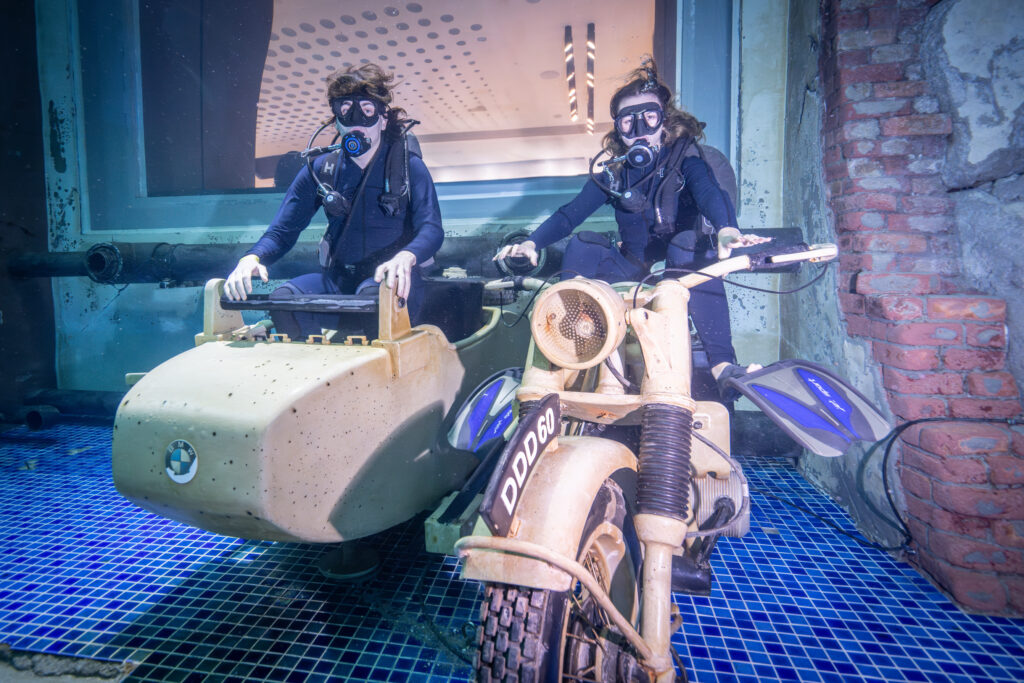 Deep Dive Dubai riding motorcycles