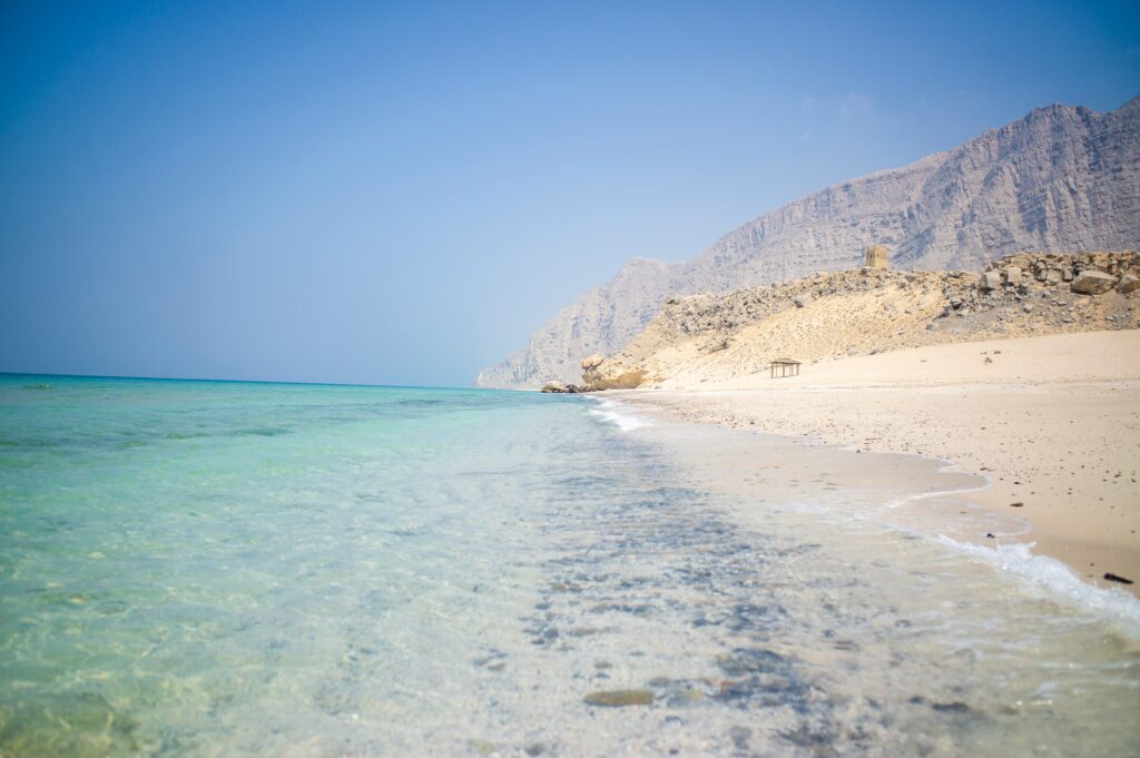 pristine Musandam beach