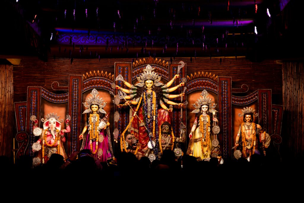Durga Puja shrine