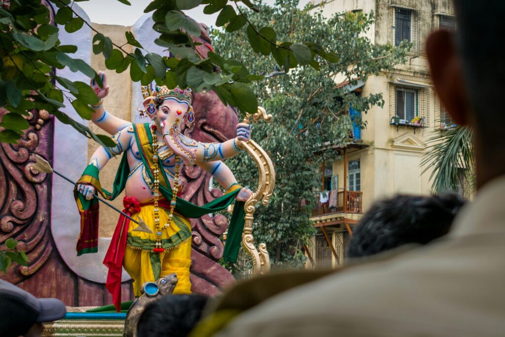 Lord Ganesha procession Mumbai