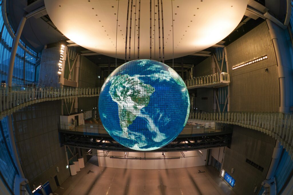 Miraikan globe